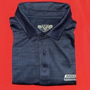 New Navy Blue NHLPA NHL Hockey Rookie Showcase Golf Polo Shirt L All Star Game